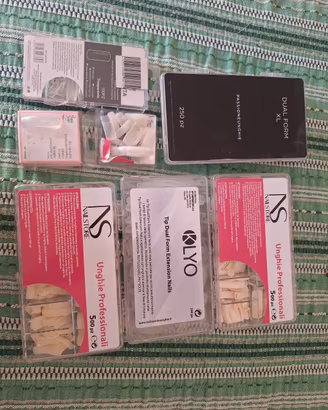 Kit Lotto Tip, Dual Form e Capsule Unghie NUOVE