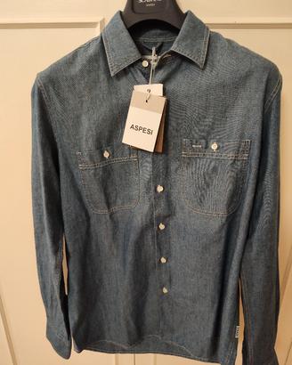 camicia jeans Aspesi