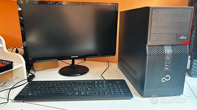 Postazione Pc completa, Fujitsu i5, 8GB RAM, 1TB