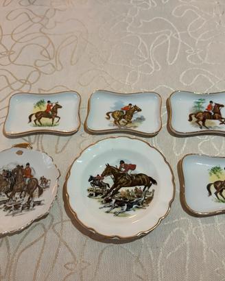Set 6 pezzi vintage in porcellana limoges