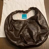 Borsa in pelle marrone THUN da tracolla