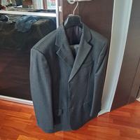 abito uomo gessato grigio