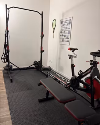 Homegym, Palestra da casa completa in 8 mq