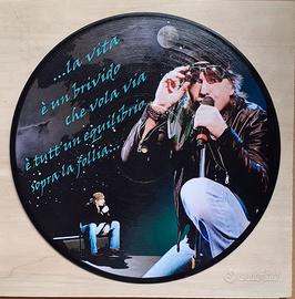 Vinile 33 giri da parete omaggio a Vasco Rossi 