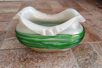 Vaso in vetro Boemo di Kralik - Art Nouveau