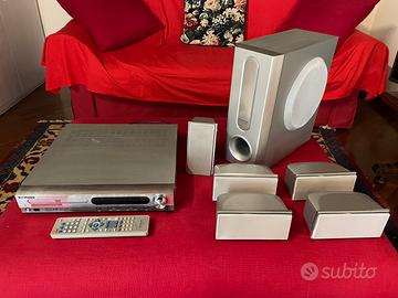 Home theatre 5.1 kenwood Lettore dvd casse audio