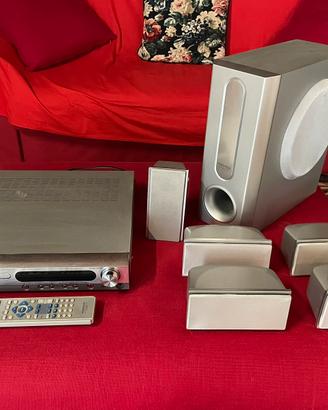 Home theatre 5.1 kenwood Lettore dvd casse audio