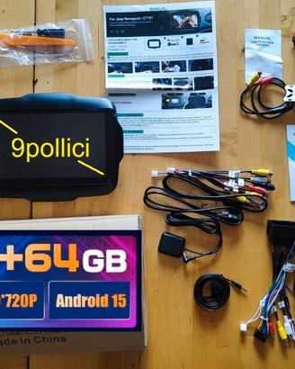 Autoradio Android15 per Jeep Renegade 2016-2020
