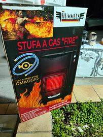 Stufa a gas con Laccio e regolatore 