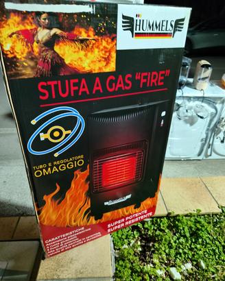Stufa a gas con Laccio e regolatore 
