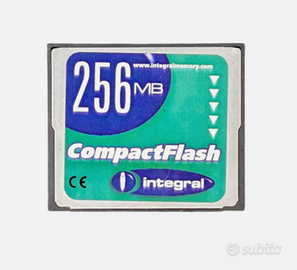 Integral Compact Flash 256MB Scheda memoria