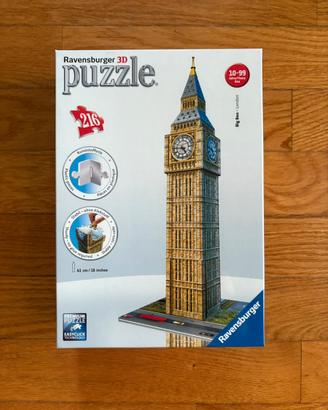 3D puzzle Ravensburger Big Ben London nuovo