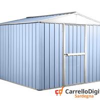 Box porta attrezzi lamiera 276x260 azzurro