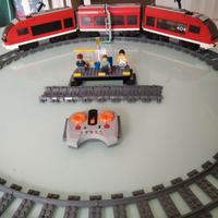 Set lego city/treno 7938 completo con figure