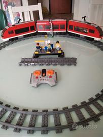 Set lego city/treno 7938 completo con figure