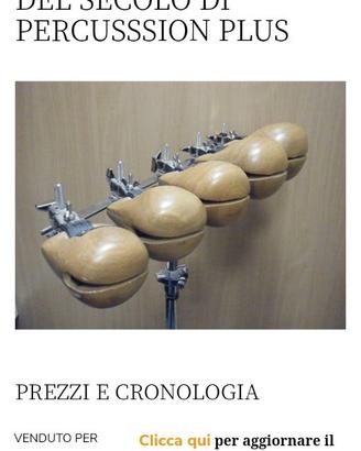 Strumenti a percussioni Temple blok