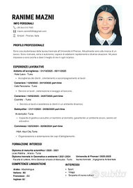 Aiuto cameriere /cameriera