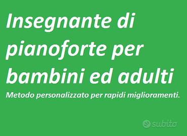 Insegnante pianoforte