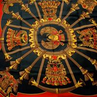  Foulard in seta Hermes formato grande