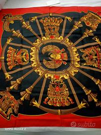  Foulard in seta Hermes formato grande