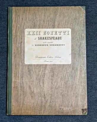 XXII Sonetti di Shakespeare - 1944