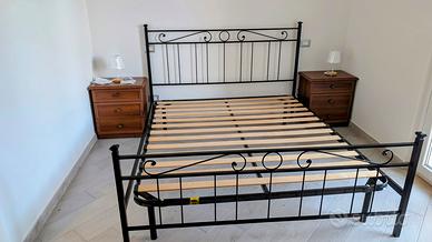 Spalliera completa in ferro battuto matrimoniale 