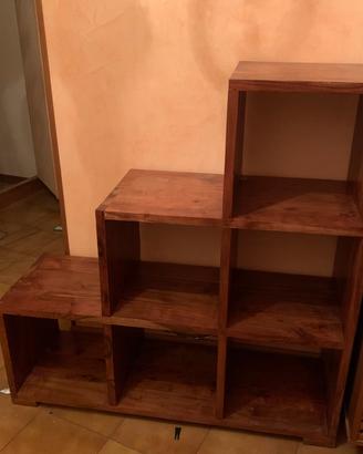 libreroa legno massello