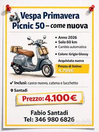 Vespa Primavera Picnic