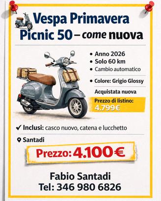 Vespa Primavera Picnic