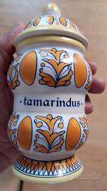 CONTENITORE IN CERAMICA DIPINTO TIPO SPEZIALE SCRI