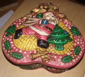 Scatola scatolina in gesso porta gioie oggetti