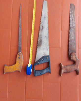 N°3 SEGHE PER LEGNO VARIE MISURE