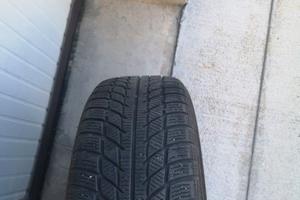 4 GOMME INVERNALI USATE POCO CON CERCHI IN FERRO