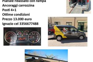 Fiat Doblò ribassato per trasporto disabile in car