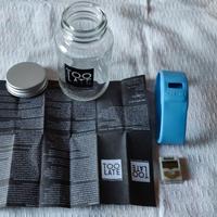 TOOLATE Bracciale orologio originale azzurro, mai