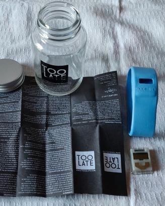 TOOLATE Bracciale orologio originale azzurro, mai