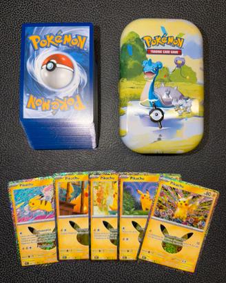 Pokemon mini Tin 30th più carte