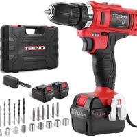 TEENO Avvitatore a Batteria 21V, 2 Velocità Trapan