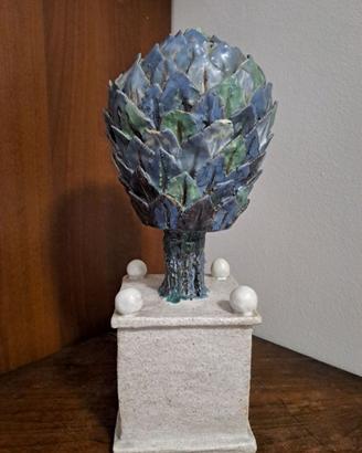 Ulisse Pagliari - scultura in ceramica smaltata