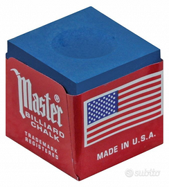 Gesso per stecca biliardo master blu