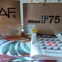 Nikon F75 + obiettivo 28-100mm 