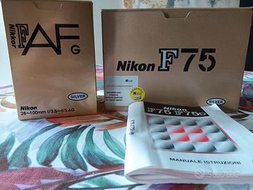 Nikon F75 + obiettivo 28-100mm 