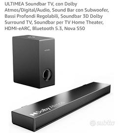 barra dolby sorraund wi fi Bluetooth 