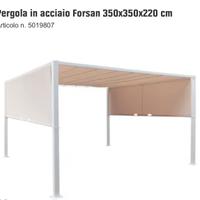 Pergola con telone regolabile