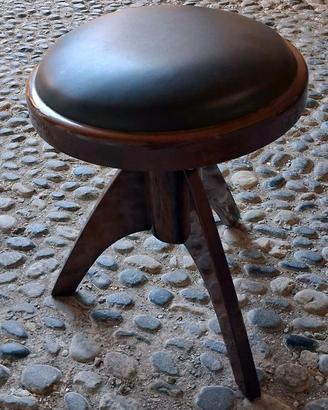 Sgabello vintage per pianoforte