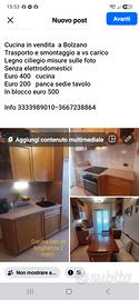 cucina in ciliegio tot 4 mt 