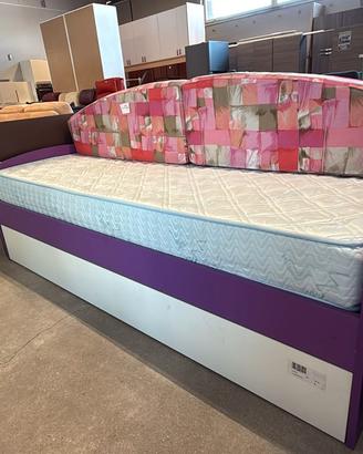 Letto singolo con secondo letto estraibile Nuovo d