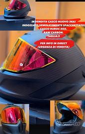 CASCO NUOVO IN CARBONIO RUROC EOX TRATTABILE
