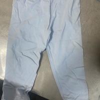 Leggings pinocchietto azzurri bambina 7/8 anni