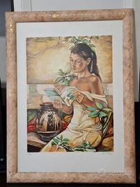 Quadro "Desiderio di conoscere"  MASSIMO DE FEBO